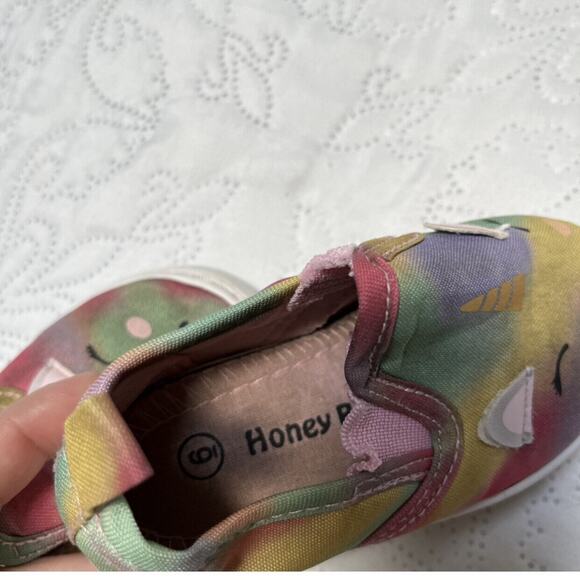 Honey Bee Rainbow Unicorn Sneakers Size 6 - Picture 9 of 10